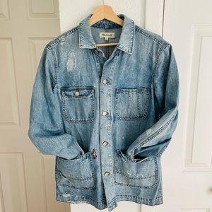✨Madewell Denim Chore Coat